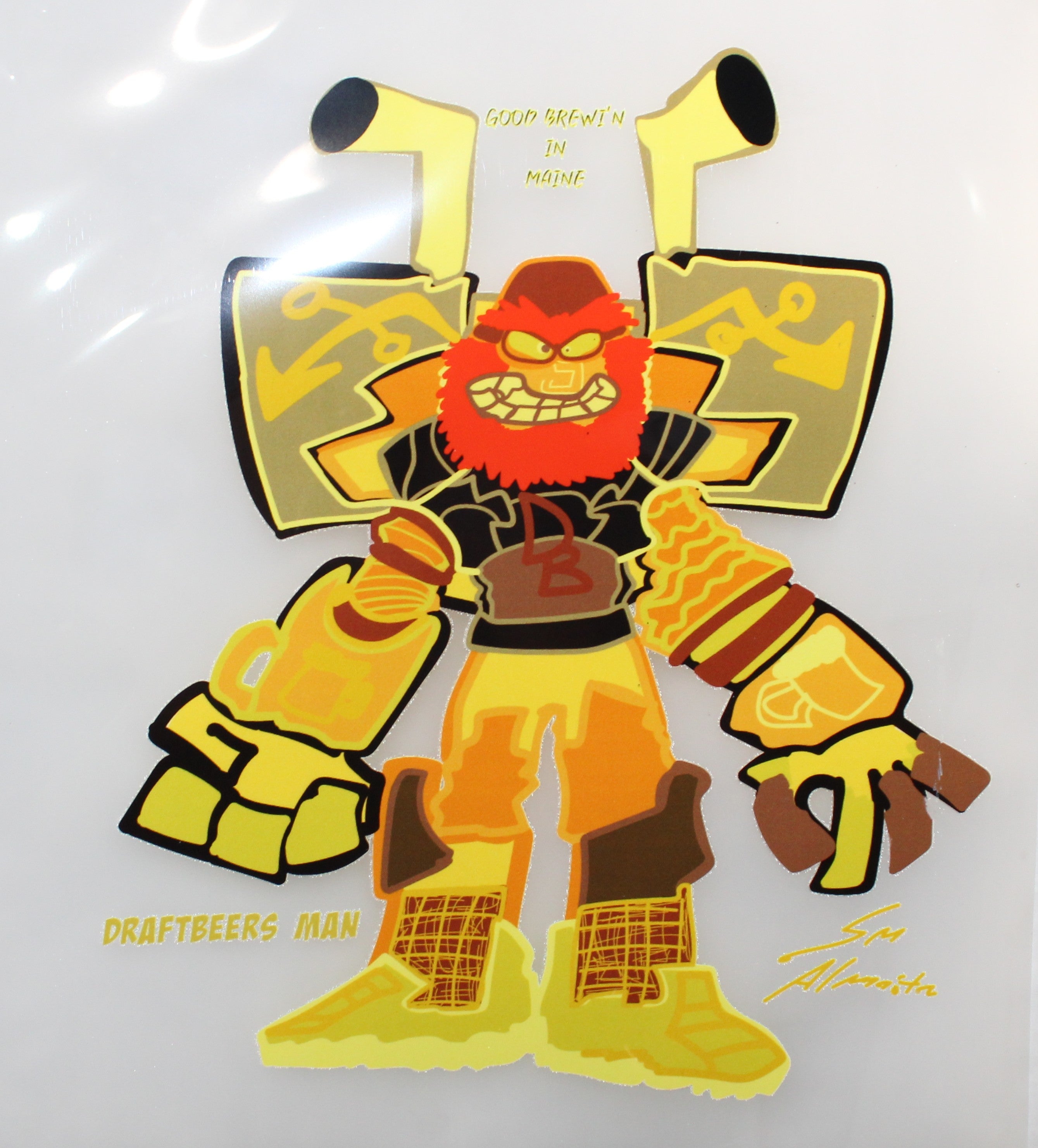 Draft Beer Man Custom Design T-Shirts